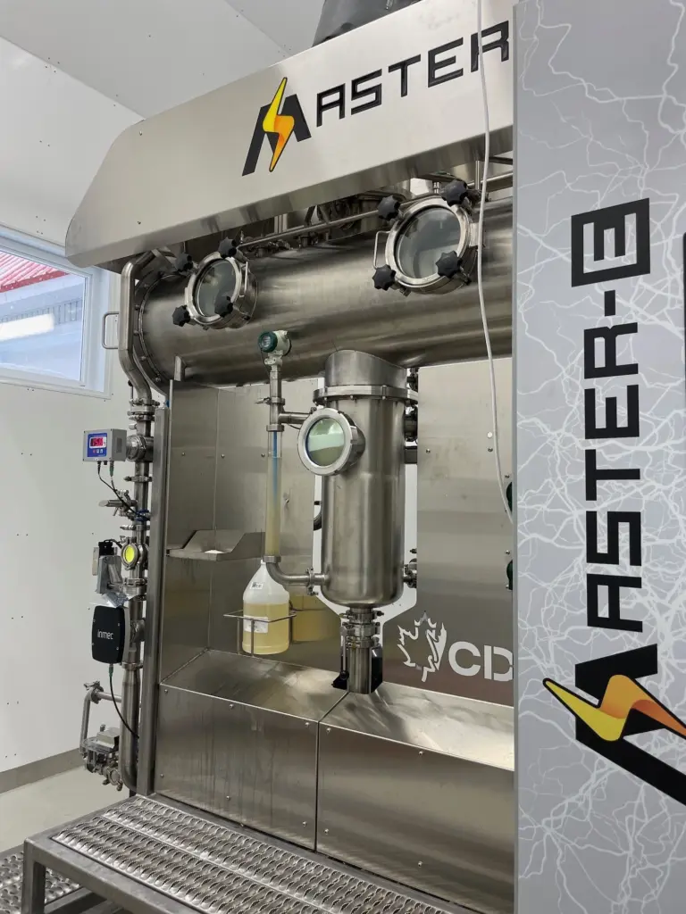 Inmec P2TC in master-E evaporator