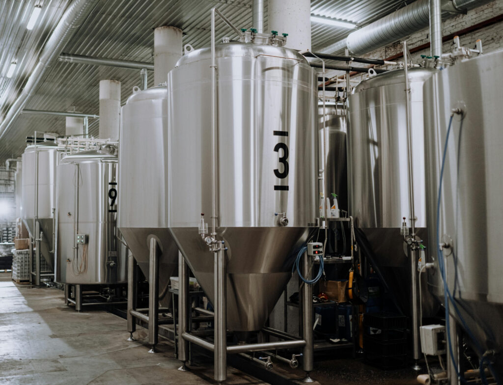 Inmec brewery tanks
